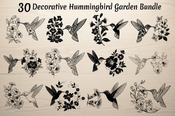 Bringing Nature to Life: The Ultimate Guide to the 30 Decorative Hummingbird Garden Bundle