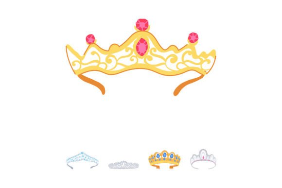 Collection of Elegant Tiaras and Crowns: A Strategic Asset for Creative Workflows