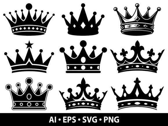 Crown Vector SVG Bundle: A Strategic Asset for Creative Workflows