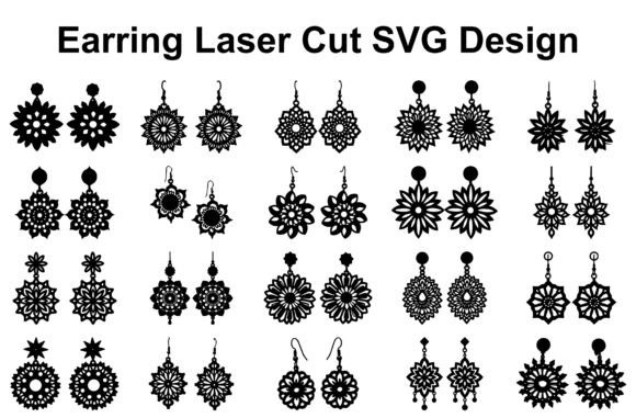 Decorative Earrings SVG Set: A Workflow Guide for Precision Jewelry Creation