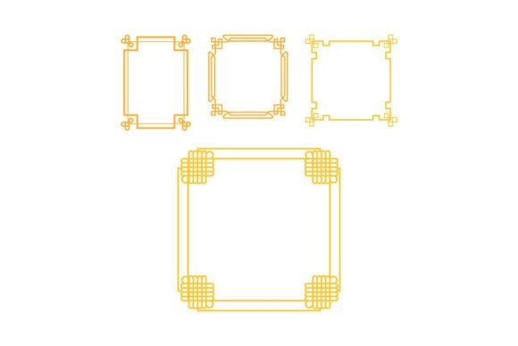 Evaluating Golden Ornamental Traditional Asian Borders for Professional Design