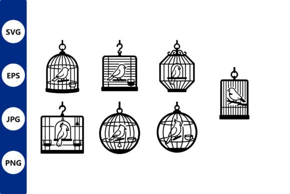 Evaluating the Bird Cage Vector Line Art Set for Professional Design