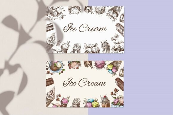 Evaluating the Ice Cream Vintage Frames and Borders Set for Creative Projects