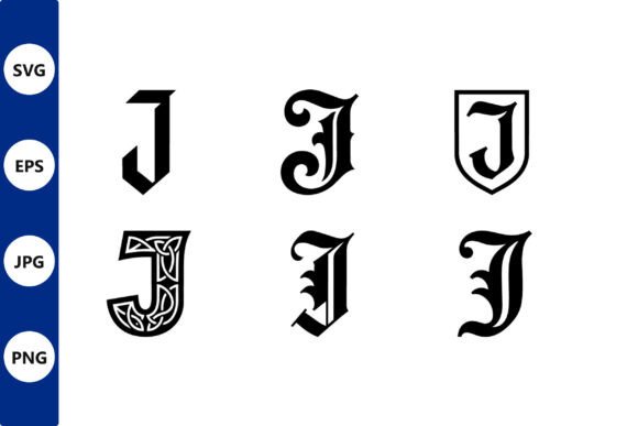 Mastering the Aesthetic: The Power of Ornate J Glyphs Black Gothic Vector Assets