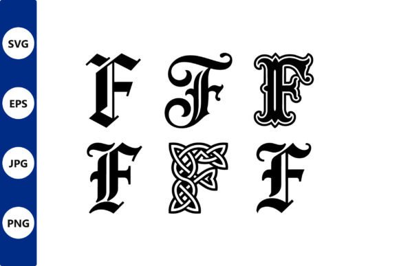Ornate F Monogram Knot Set: Elevating Your Brand with Timeless Elegance