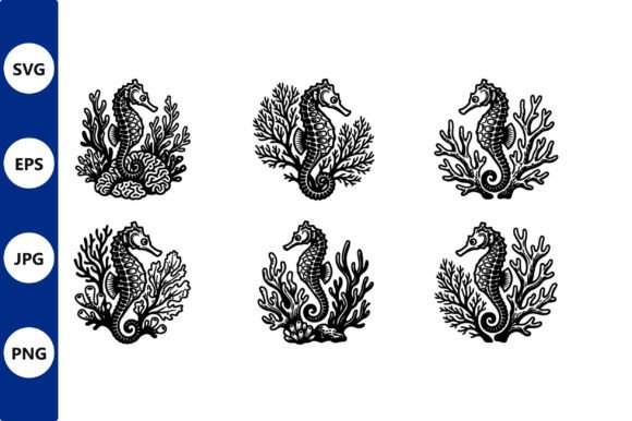 Seahorse Line Art Coastal Decor: A Guide to Elegant Nautical Design